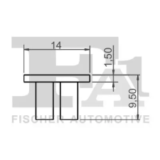 FA1 Patent, dísz-/védőléc 14-10016.5 autóalkatrész