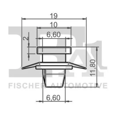 FA1 Patent, dísz-/védőléc 79-40073.5 autóalkatrész