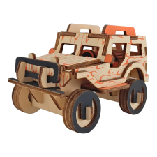fa 3d puzzle dzsip puzzle, kirakós