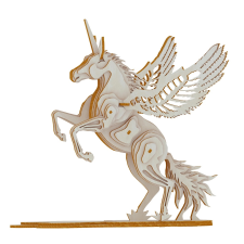  Fa 3D puzzle Egyszarvú puzzle, kirakós
