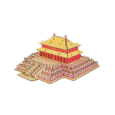 fa 3d puzzle - legfelső harmónia csarnoka puzzle, kirakós