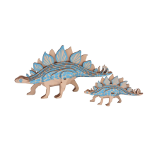 fa 3D puzzle stegosaurus 2 az 1-ben puzzle, kirakós