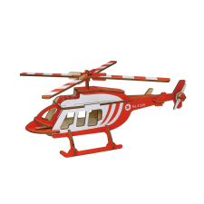 Fa 3D puzzle szállító helikopter puzzle, kirakós