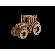 Fa 3D puzzle traktor modell barkácsolás, építés