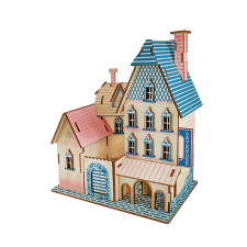Fa 3D Puzzle Villa puzzle, kirakós