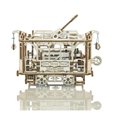 Fa 3D puzzle Villamos Sínpályával puzzle, kirakós