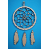  Fa álomfogó, 3 darab fa tollpihe