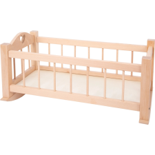  fa bababölcső természetes játékbaba felszerelés