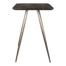  Fa bárasztal fém lábakkal – modern design magas asztal bútor