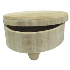 Fa bonbonier lábakkal 16cm x 14cm x 9cm dekorálható tárgy
