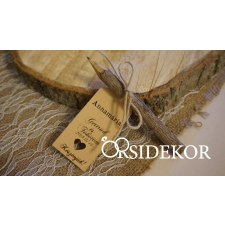  Fa ceruza kísérőcédulával dekorációs kellék