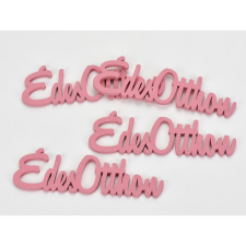  Fa Édes Otthon felirat málna 15cm 4db/csomag dekorációs kellék