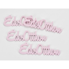  Fa Édes Otthon felirat pink 15cm 4db/csomag dekorációs kellék