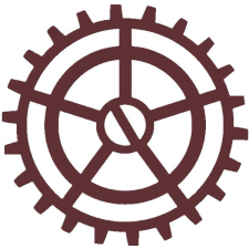  Fa figurák - Fogaskerekek, 6db/csomag dekorációs kellék