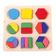 Fa formaillesztő játék gyermekeknek puzzle, kirakós