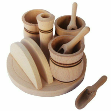  Fa fűszertartó + szalvétatartó konyhai eszköz