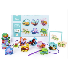  Fa fűzőcskés fejlesztőjáték, mintakövetési lehetőséggel (Qiyi) - Rovarok egyéb bébijáték