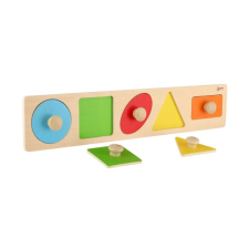 Fa geometriai formák beillesztő játék fajáték
