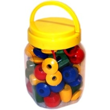  Fa gyöngyfűzo készlet zsinórral - nagy kreatív és készségfejlesztő