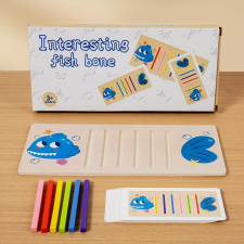  Fa Hal szálka Puzzle - Fejleszti a Színfelismerést és Finom Motoros Készségeket puzzle, kirakós