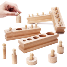 Fa henger súlyok montessori válogató fajáték