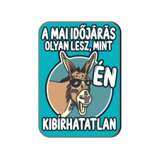  Fa hűtőmágnes, A mai időjárás olyan lesz, mint én, kibírhatatlan hűtőmágnes