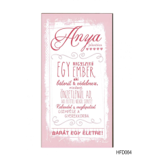 Fa hűtőmágnes Anya jelentése 7,5 cm X 14 cm ajándéktárgy