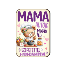 Fa hűtőmágnes, Mama hűtője mindig tele szeretettel, finomságokkal hűtőmágnes