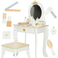  Fa játék fésülködőasztal kiegészítőkkel bútor