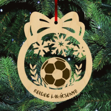  Fa karácsonyfadísz  - Focilabda karácsonyfadísz