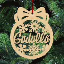  Fa karácsonyfadísz - Gödöllő karácsonyfadísz
