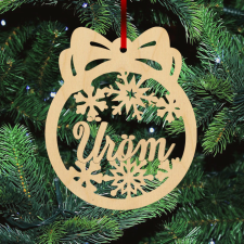  Fa karácsonyfadísz - Üröm karácsonyfadísz