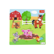 Fa kirakós farm állatokkal puzzle, kirakós