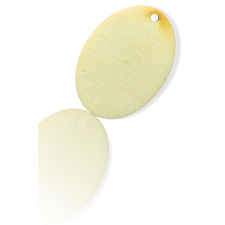 Fa kulcstartó alap (40x28mm ovál) (K01-1) kulcstartó