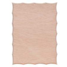 Fa lap hullámos 30cm x 22cm x 1,5cm dekorálható tárgy