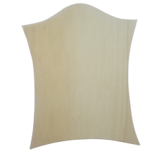 Fa lap íves 25cm x 33cm dekorálható tárgy