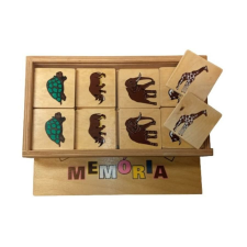 Fa memóriajáték - vadállatok memóriajáték