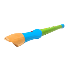  Fa mintás furulya 32 cm zöld-kék játékhangszer