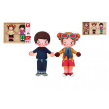  Fa öltöztetős puzzle lány/fiú 26 darab puzzle, kirakós