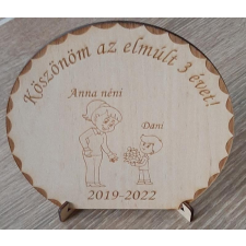  Fa plakett ovis ballagásra dekorációs kellék