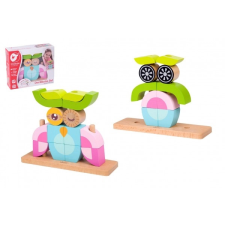 Fa puzzle - Bagoly építőjáték puzzle, kirakós