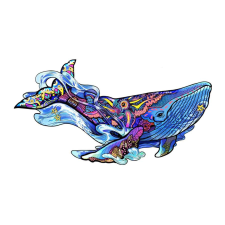  Fa puzzle – Bálna (FSC-wood) puzzle, kirakós