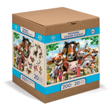 Fa puzzle farmon élet 2 az 1-ben, 200 darabos puzzle, kirakós