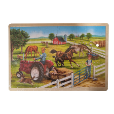 Fa puzzle, kirakós táblán 100 db-os Tanya puzzle, kirakós