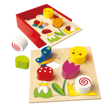  Fa puzzle napos nyári rét 20cm puzzle, kirakós