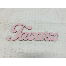 Fa "Tavasz" felirat rózsaszín 15cm dekorációs kellék