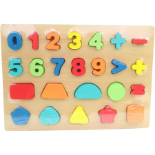 Fa szett szórakoztató matematikához 28 x 20 cm fajáték