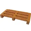  Fa talpmasszírozó 2x4 görgős, akupresszurás sorral