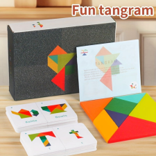 Fa Tangram geometriai alak kirakós játék logikai játék