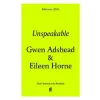 Faber &amp; Faber Unspeakable | Gwen Adshead